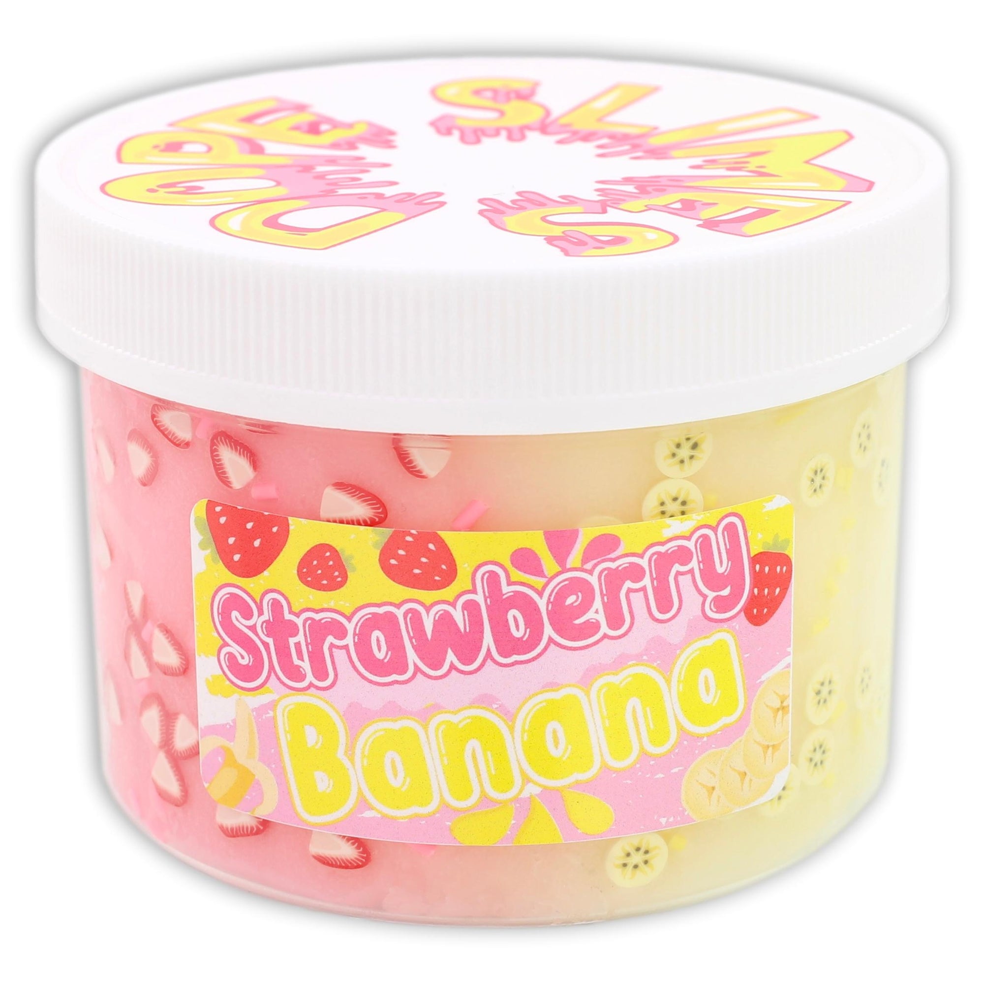 Strawberry Banana Cloud Slime Scented - Buy Slime - DopeSlimes Shop